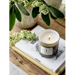 Bloomingville NO. 1 - Parsley Lime Duftlys, Grn, Naturlig Voks