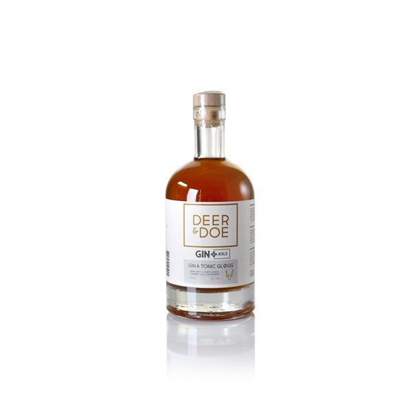 NORDISK JUL Deer &amp; Doe Gin &amp; Tonic Gl�gg med �ble og krydderier 700ml