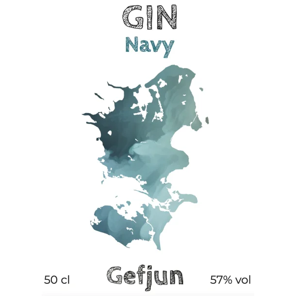 GEFJUN GIN Navy 50 cl. 57%