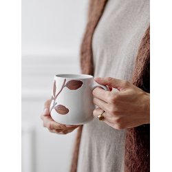 Bloomingville - Nethe Krus, Hvid, Stentj - st af 2