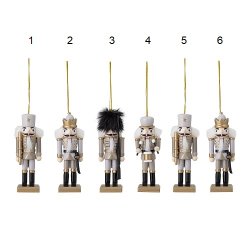 30% rabat Bloomingville - Nddeknkker Nikita Ornament, Guld, Fyr -6 varianter, 1 stk.