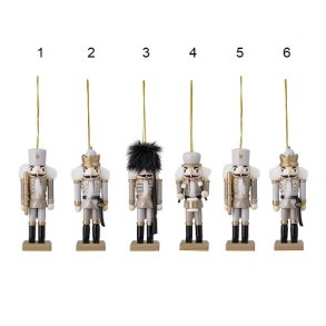 30% rabat Bloomingville - Nddeknkker Nikita Ornament, Guld, Fyr -6 varianter, 1 stk.