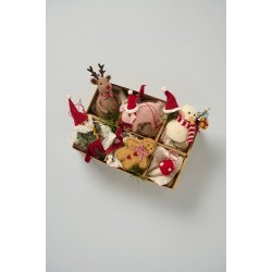 Ib Laursen - Nisse til ophng 4 ass Stillenat filt, 1 stk.