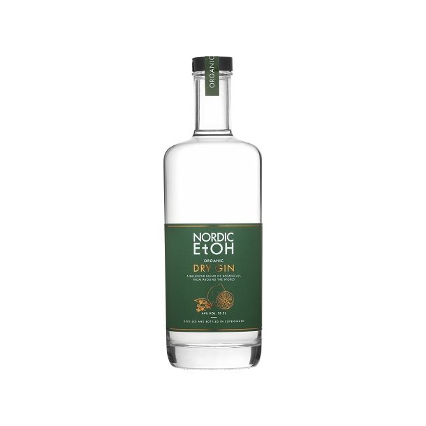 Nordic EtOH Organic  Dry Gin Green Thyme &amp; Lemon 44% / 70 CL.