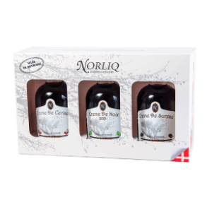 Gave�ske med NORLIQ lik�r - 3 forskellige - 3 x 20 cl.