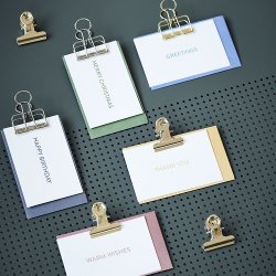 Monograph Notekort m. konvolut (5 stk)