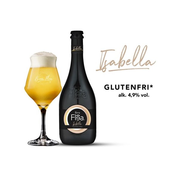 �L - Birra Flea, Isabella, Golden Ale Glutenfri, 4,9%, 33 cl. (Hvid)