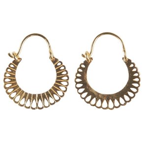 Ib Laursen reringe messing guldbelagt Iris (st)