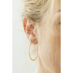 Ib Laursen reringe messing guldbelagt Jasmin (st)