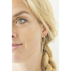 Ib Laursen reringe messing guldbelagt Linnea (st)