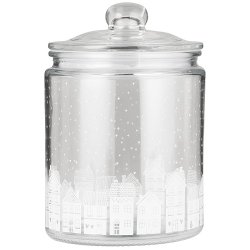 Ib Laursen Opbevaringsglas juleby, 1900 ml