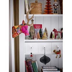 Bloomingville -  Oybek Dekorations Tr, Brun, Sisal 1 stk. 4 forskellige