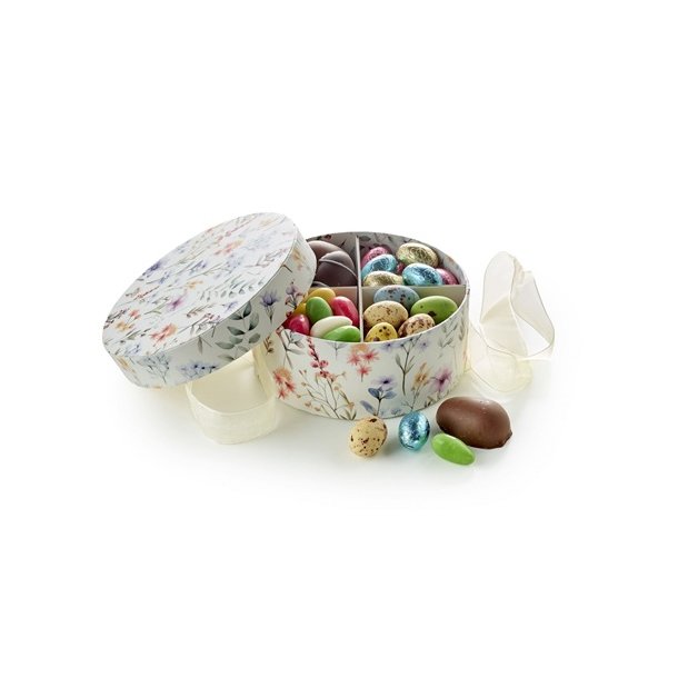 Bon Coca Rund Hatte�ske Summer Flowers, Familie�ske, 400 g.