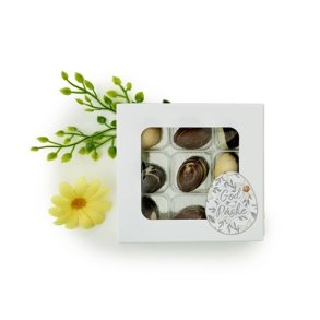 Bon Coca Hvid rude�ske, 9 stk Luksus�g 80 g.