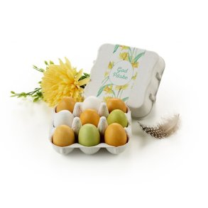 Bon Coca -  �ggebakker, 9 stk.  Marcipan�g med sukkerskal, 145 g.