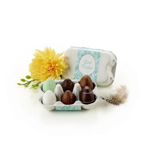 Bon Coca - �ggebakker, 6 stk. Mix (Marcipan�g, Luksus�g, Belgiske fugle�g), 60 g.