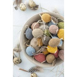 Ib Laursen - Pskeg, lille hndhklede 5 forskellige farver, 1 stk.