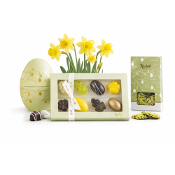 P�skegave med masser p� chokolade (uden blomst)