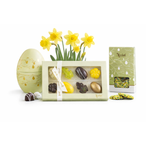 P�skegave med masser p� chokolade (uden blomst)