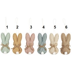 Ib Laursen - P�skehare lille, 6 forskellige farver,  1 stk.