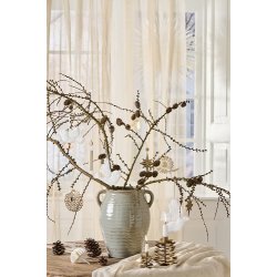 Ib Laursen Pakkepynt mistelten med perler Gloria, 1 stk