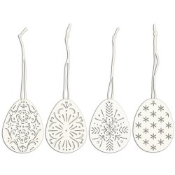 Ib Laursen Papirklip g 4 ass mnstre 1 stk. hvid