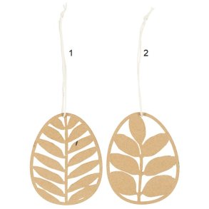  Ib Laursen Papirklip g bladmnster 2 ass 1 stk brun