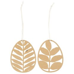  Ib Laursen Papirklip g bladmnster 2 ass 1 stk brun