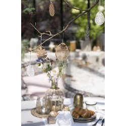 Ib Laursen Papirklip g blomstermnster (Natur)