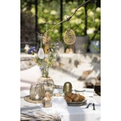 Ib Laursen Papirklip g blomstermnster (Natur)