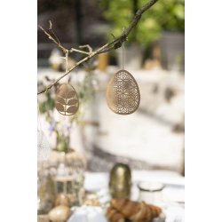 Ib Laursen Papirklip g blomstermnster (Natur)