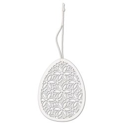 Ib Laursen Papirklip g blomstermnster hvid