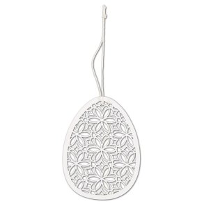 Ib Laursen Papirklip g blomstermnster hvid