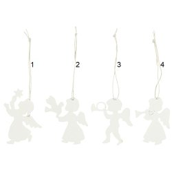 Ib Laursen Papirklip engel i 4 forskellige varianter, 1 stk.