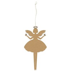 Ib Laursen Papirklip engel brun