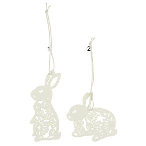 Ib Laursen Papirklip Hare 2 ass. 1 stk. hvid