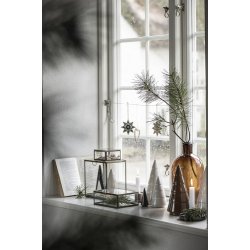 Ib Laursen Papirklip snekrystal med stjerne i midten