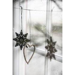 Ib Laursen Papirklip snekrystal med stjerne i midten