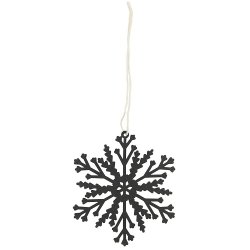 Ib Laursen Papirklip snekrystal sort :8