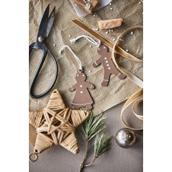 Ib Laursen Peberkagefigur til ophng 2 ass pige/dreng My Nostalgic Christmas, 1 stk.