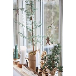 Ib Laursen Peberkagefigur til ophng 2 ass pige/dreng My Nostalgic Christmas, 1 stk.