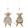 Bloomingville - Peo Ornament, Brun, Uld, 2 varianter - 1 stk. v�lg variant