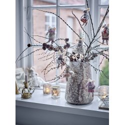 Bloomingville - Peo Ornament, Brun, Uld, 2 varianter - 1 stk. vlg variant