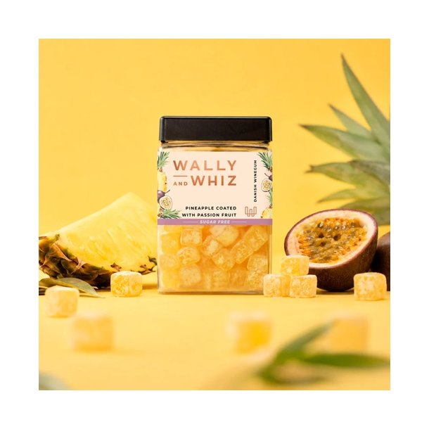 Wally and Whiz - Ananas med Passionsfrugt, 240g - SUKKERFRI,  