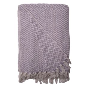 AU Maison Plaid, Edge-Lys Lilla, 130x180 cm