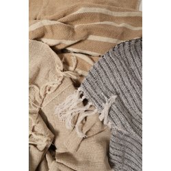 Au Maison  - Plaid- tppe -  Mila-Beige - Natur, 130x180 cm