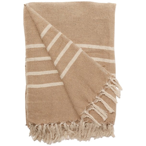 Au Maison  - Plaid- tppe -  Mila-Beige - Natur, 130x180 cm