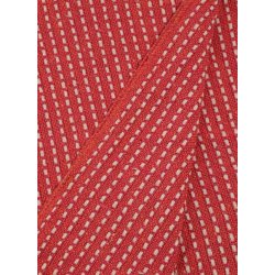 Au Maison  - Plaid, Stribe med Blokke, Koralfarvet og Rosa, 130x170