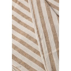 Au Maison - Plaid, Stribet-Sand, 130x180 cm