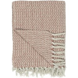 Ib Laursen Plaid - tppe med  creme/burned mnster